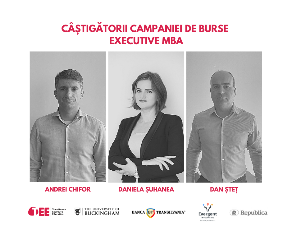Câștigătorii burselor TEE Executive MBA